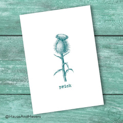 PRICK CARD