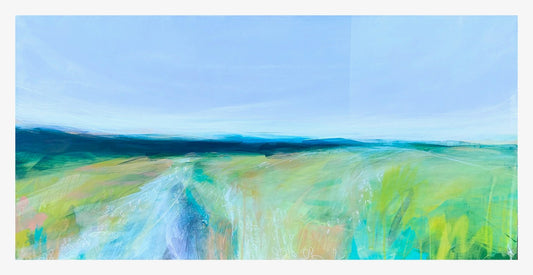 Spring's Embrace print by Victoria Wylie inspired by Glen Ogilvie landscape