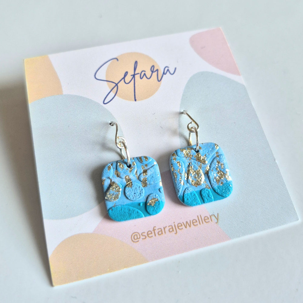 SQUARE DROP EARRINGS