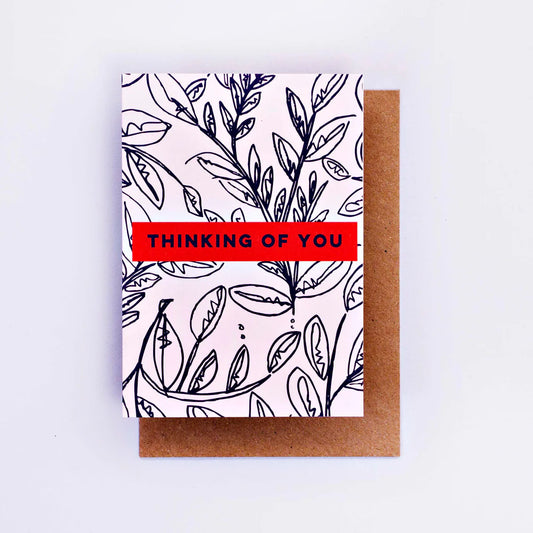 BOTANIC THINKING OF YOU CARD