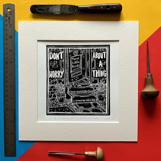 THREE LITTLE BIRDS PRINT