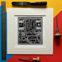 THREE LITTLE BIRDS PRINT