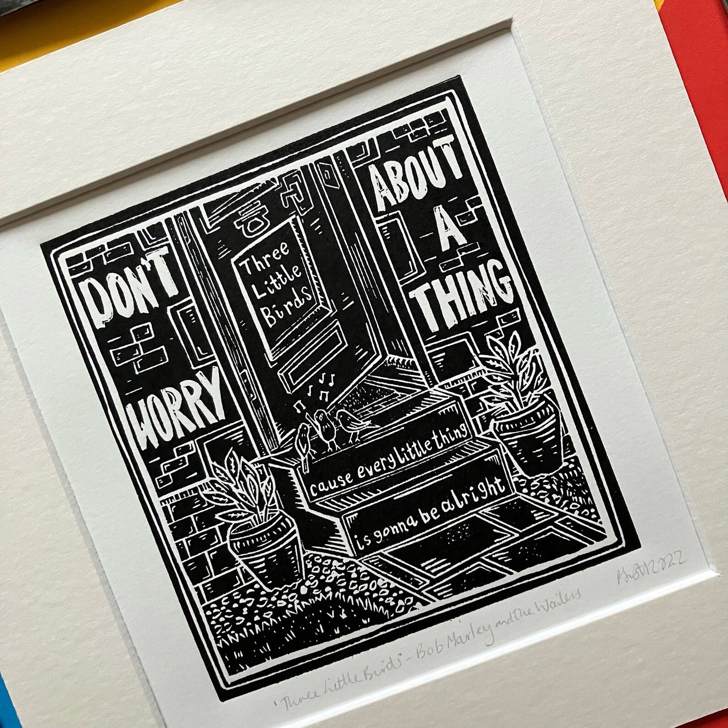 THREE LITTLE BIRDS PRINT