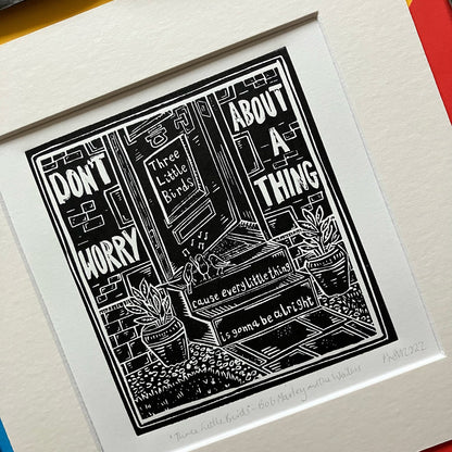 THREE LITTLE BIRDS PRINT