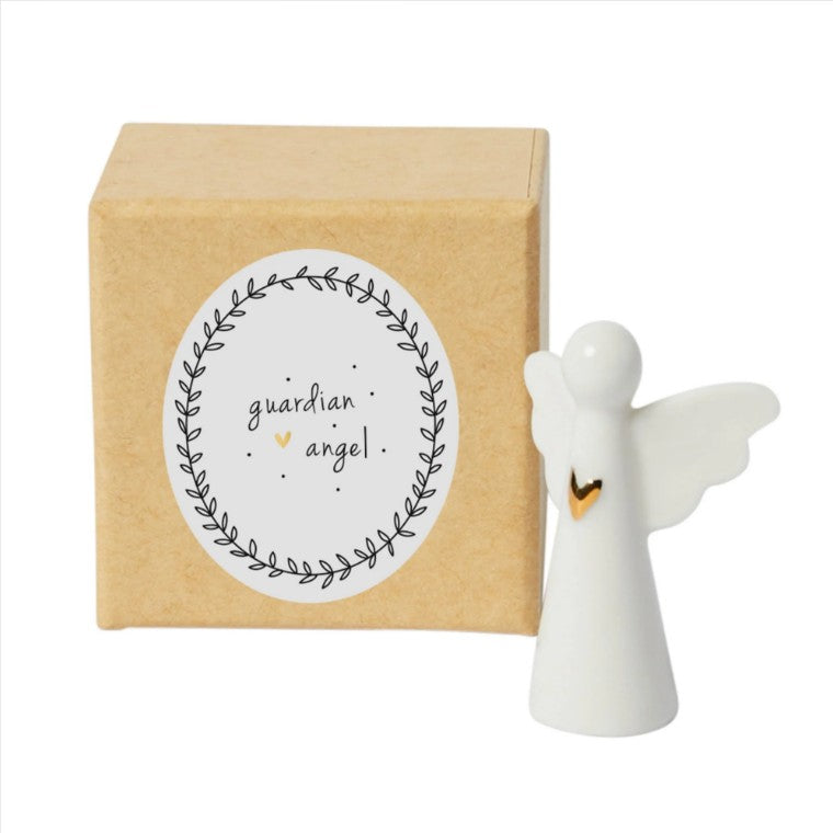Porcelain sentiment tokens by Belly Button Designs with gold detailing presented in matching gift boxes