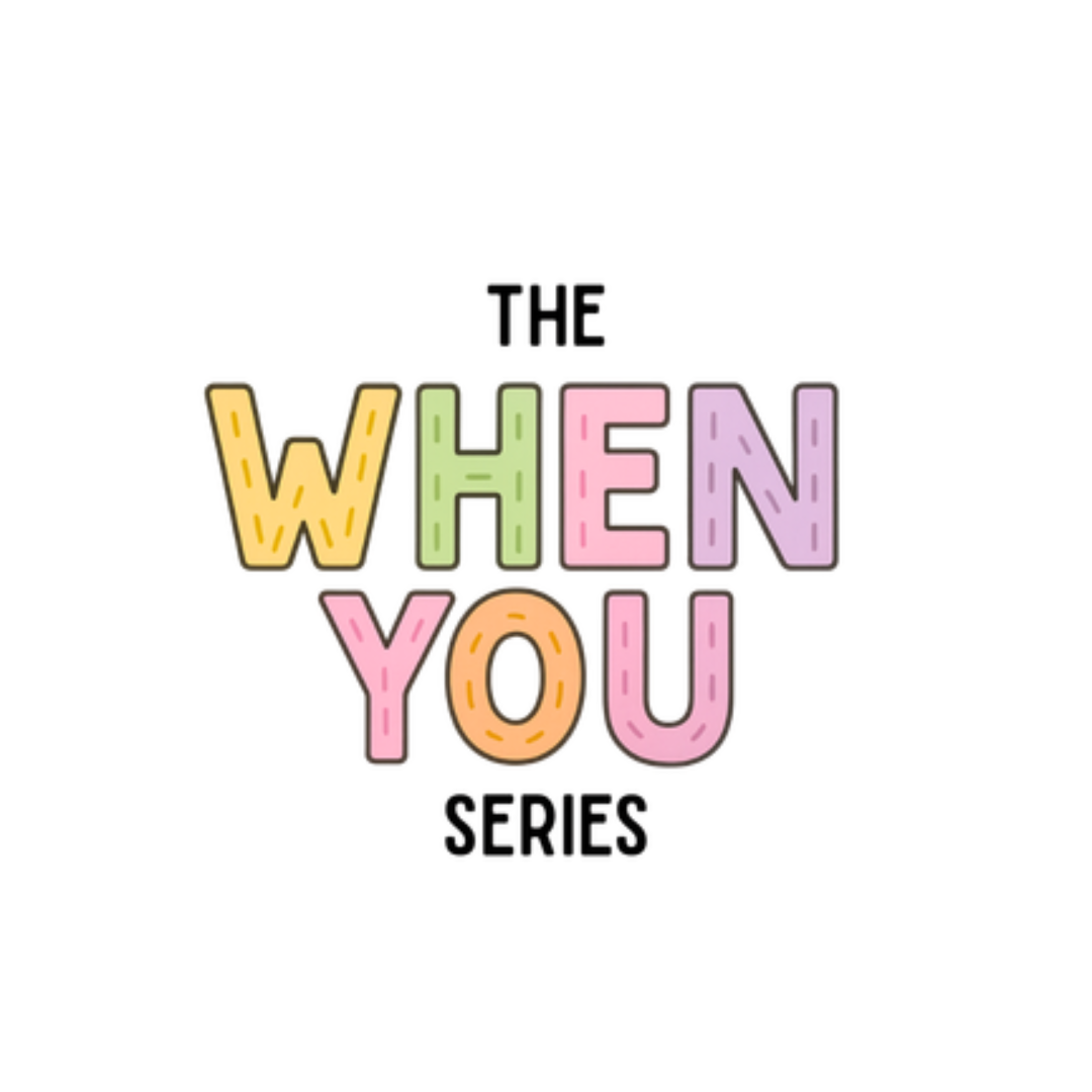 'The When You Series' colourful text logo on a white background