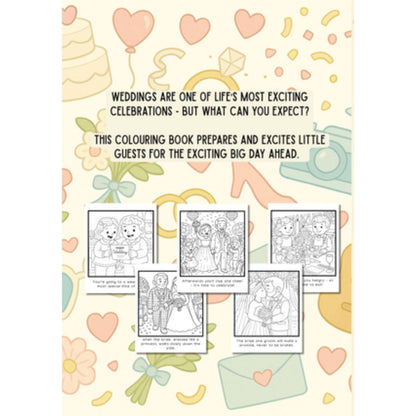 When You Go To A Wedding colouring book for children