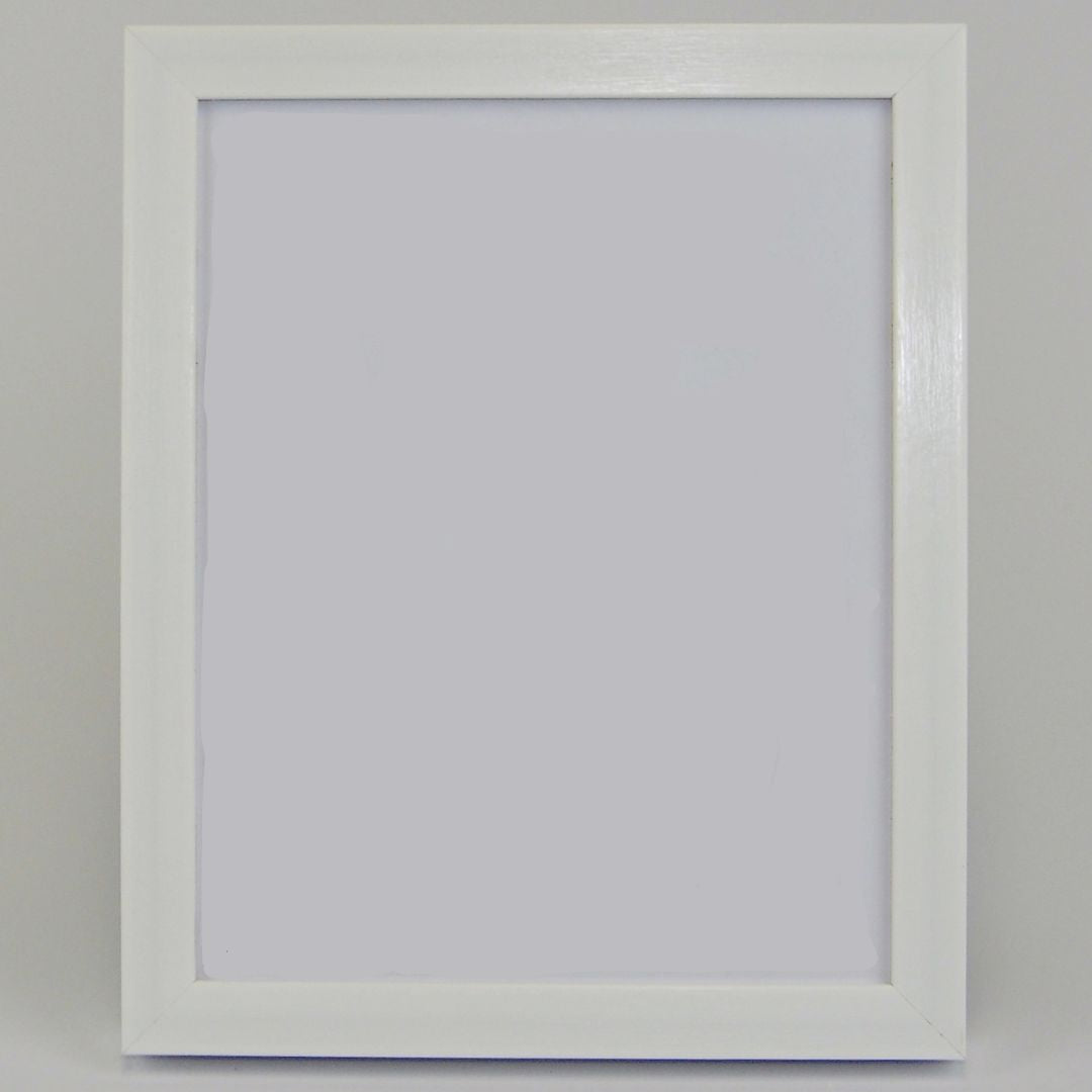 Polcore white picture frame brushed finish various sizes