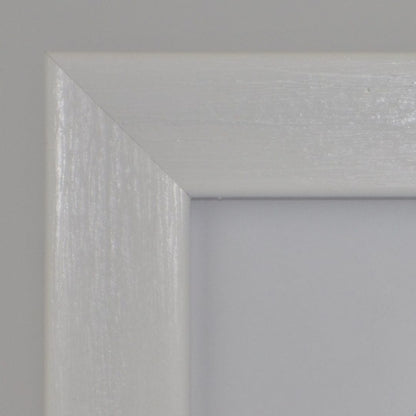 Polcore white picture frame brushed finish various sizes