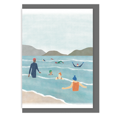 WILD SWIMMING GREETING CARD