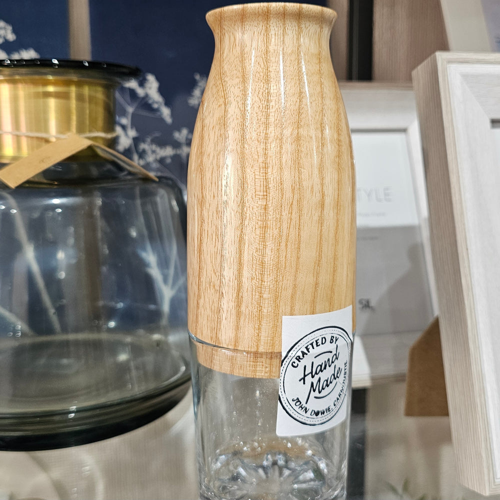 WOODEN VASES