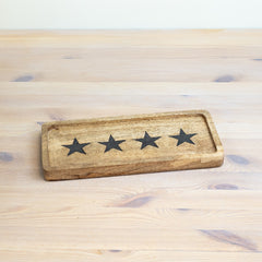 STAR WOODEN SERVING BOARD