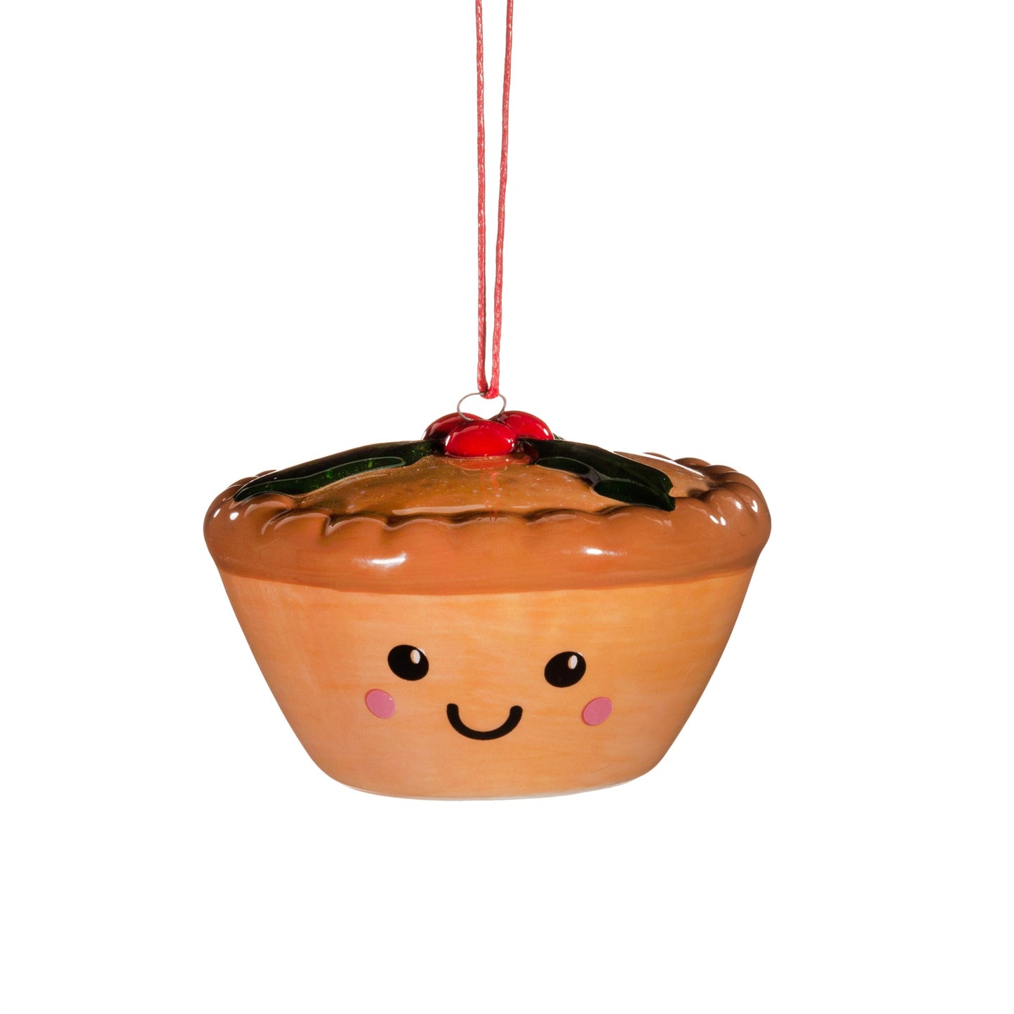 MINCE PIE CERAMIC HANGING DECORATION