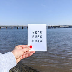 YE'R PURE BRAW CARD