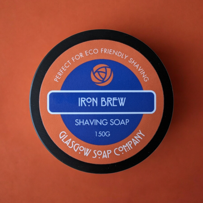 IRON BREW SOLID SHAVING SOAP IN TIN