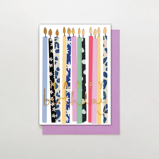 CANDLES BIRTHDAY CARD