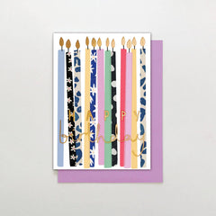 CANDLES BIRTHDAY CARD