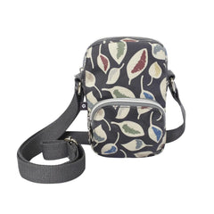 BERLIN OIL CLOTH PRINTED MINI CROSSBODY POUCH