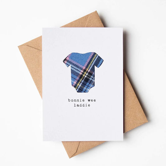 BONNIE WEE LADDIE CARD