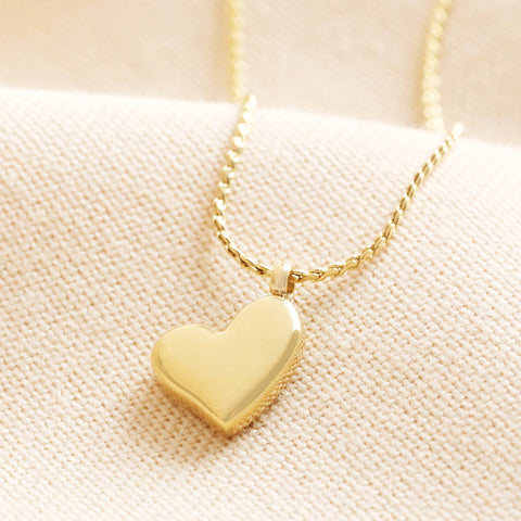 PUFFED HEART PENDANT