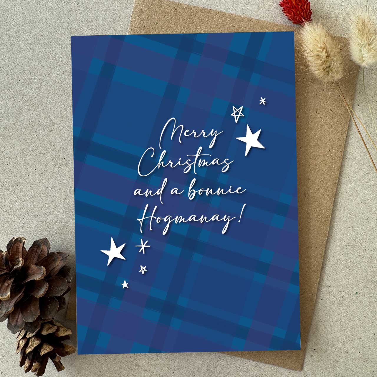 TARTAN INSPIRED CHRISTMAS CARDS