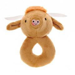 HIGHLAND COW PLUSH BABY RATTLE