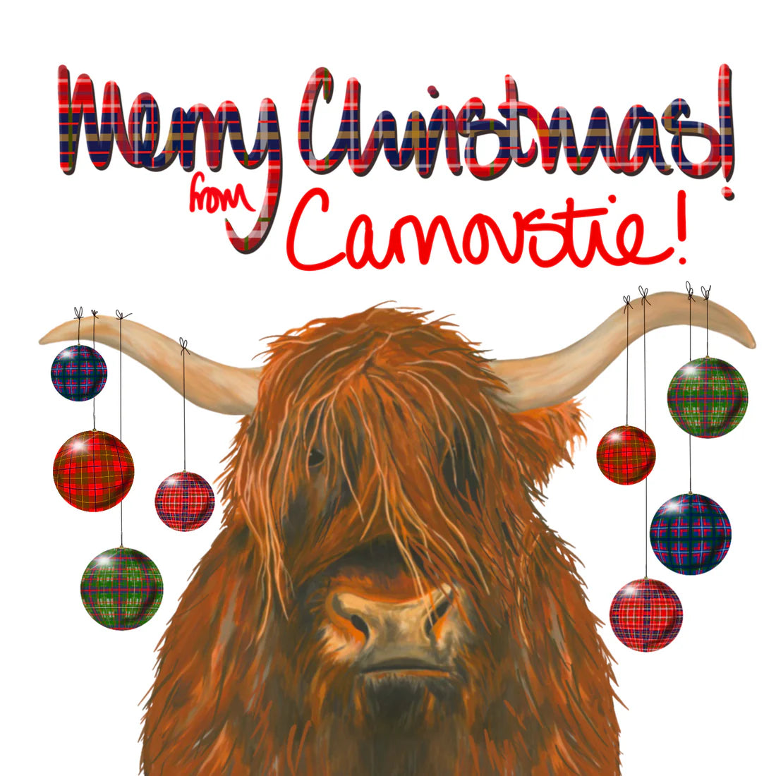 MERRY CHRISTMAS FROM CARNOUSTIE - COO CARD