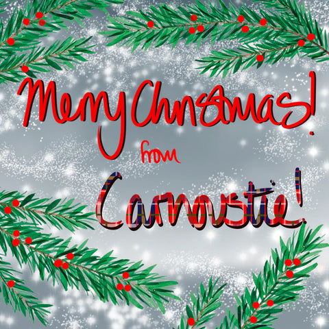 MERRY CHRISTMAS FROM CARNOUSTIE - TREE CARD
