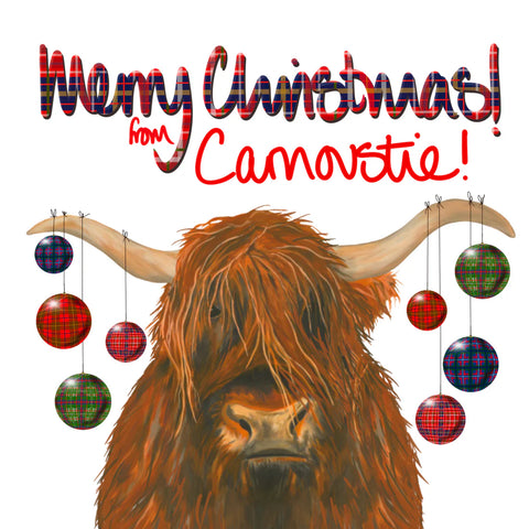 MERRY CHRISTMAS FROM CARNOUSTIE - COO CARD