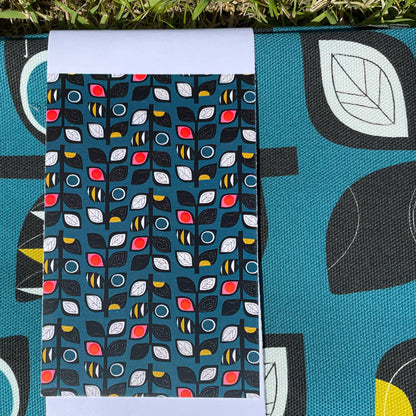 MIDCENTURY MODERN FLORAL TEA TOWEL
