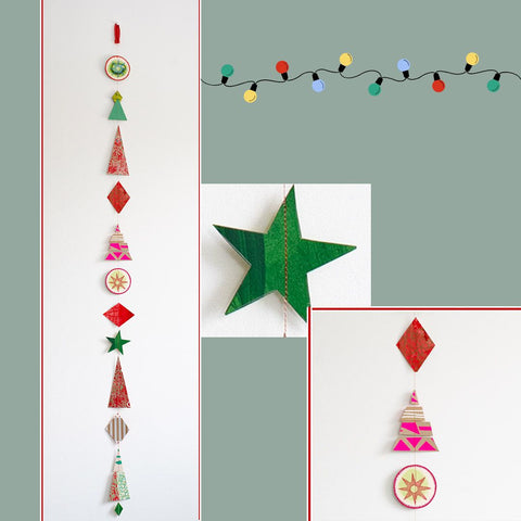 CHRISTMAS VERTICAL HANGING GARLAND
