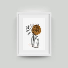 ABSTRACT VASE PRINT