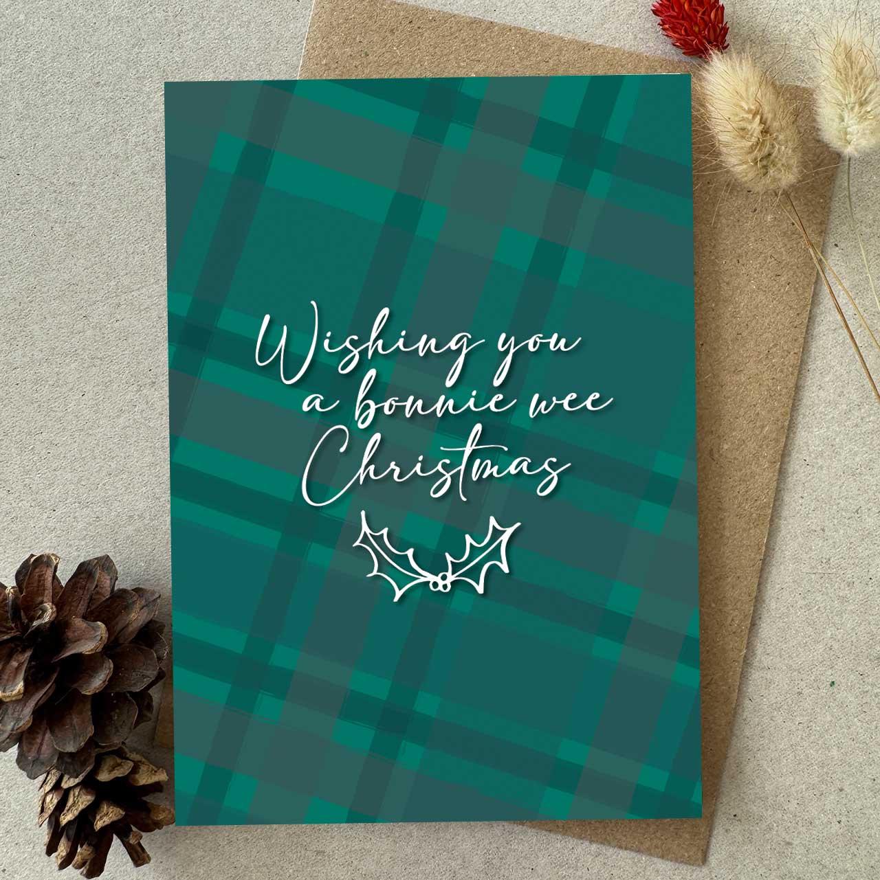 TARTAN INSPIRED CHRISTMAS CARDS