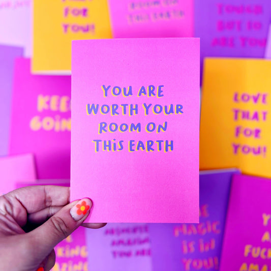 YOU ARE WORTH YOUR ROOM CARD