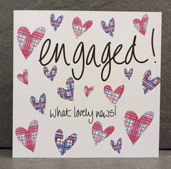 ENGAGED - WHAT LOVELY NEWS CARD
