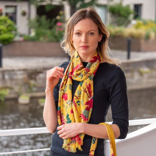BOTANICAL EDEN PRINT SCARF