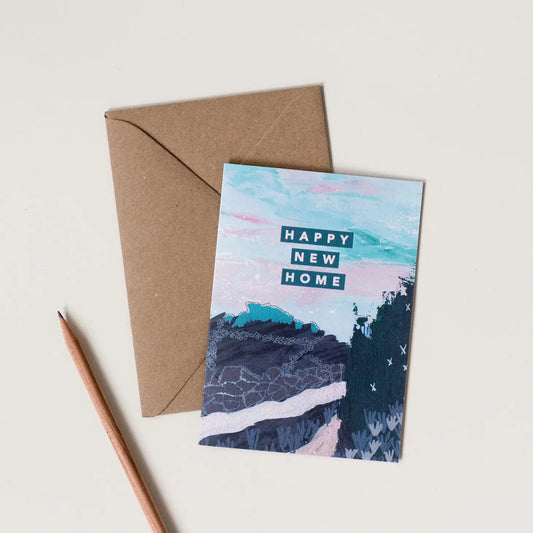 HAPPY NEW HOME HILLS CARD