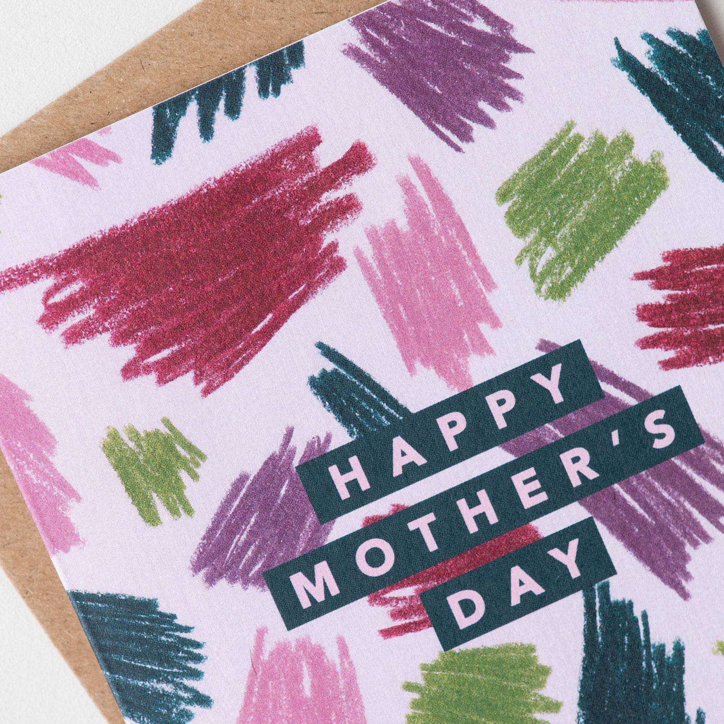 PURPLE SCRIBBLE MOTHER'S DAY CARD