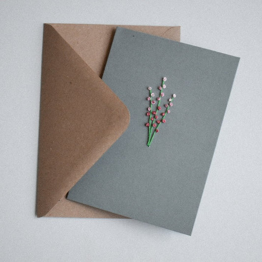 FLORAL LUPIN CARD
