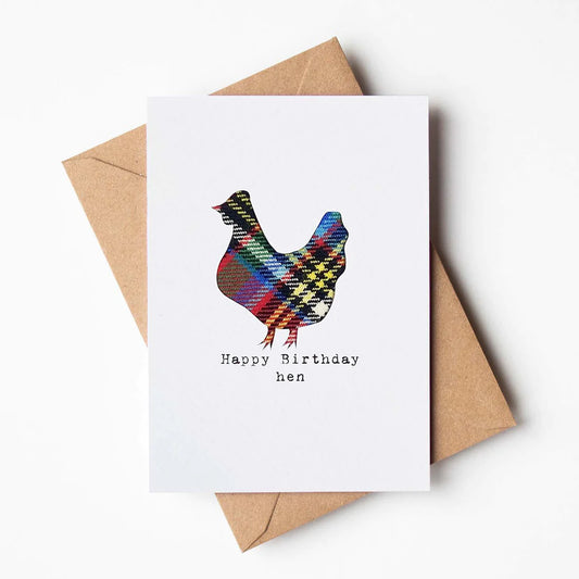 HAPPY BIRTHDAY HEN CARD