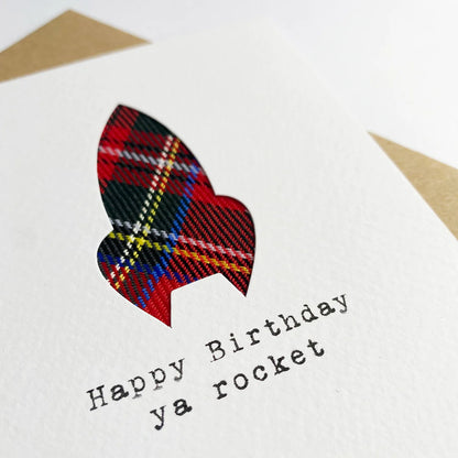 HAPPY BIRTHDAY YA ROCKET CARD