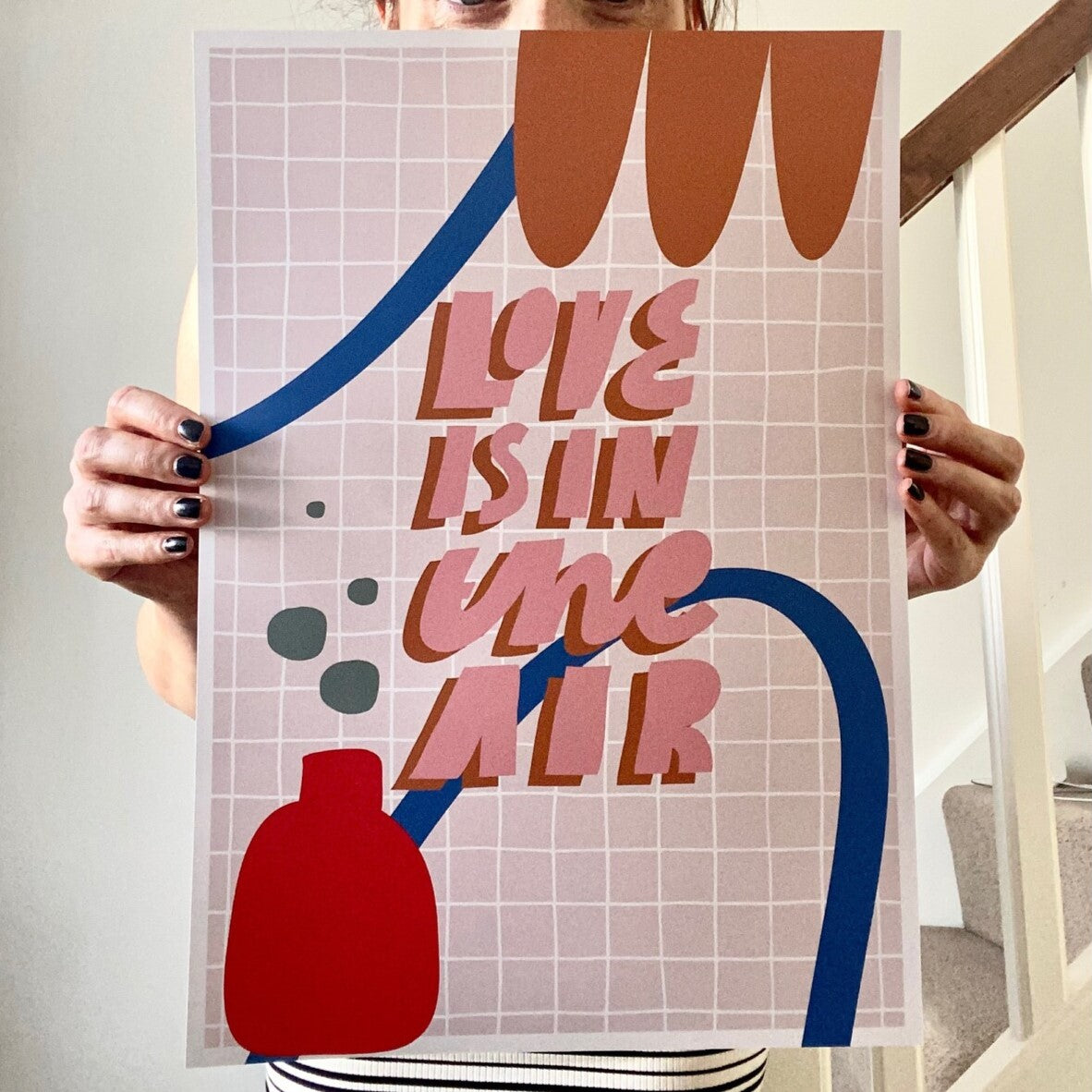LOVE IS IN THE AIR - A4 PRINT