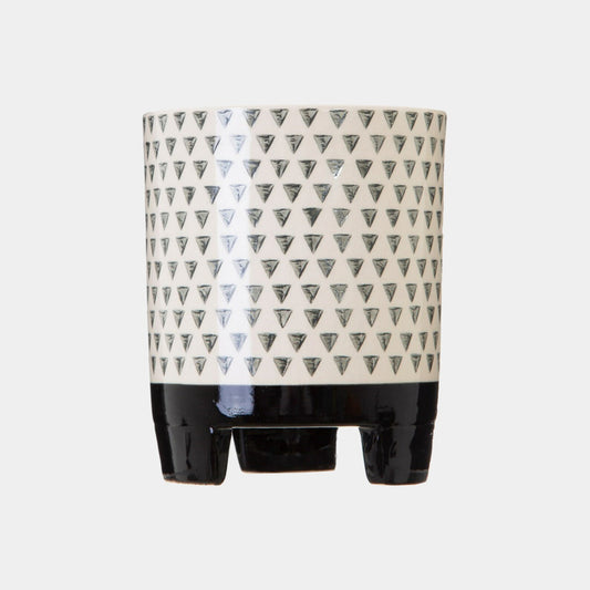 GEOMETRIC MONOCHROME PLANTER