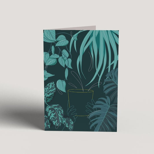 LIVING WITH PLANTS CARD