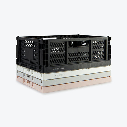 FOLDING STORAGE CRATE