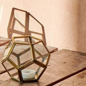 MENNI LANTERN - ANTIQUE BRASS