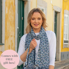 SMALL FLOWER PRINT SCARF