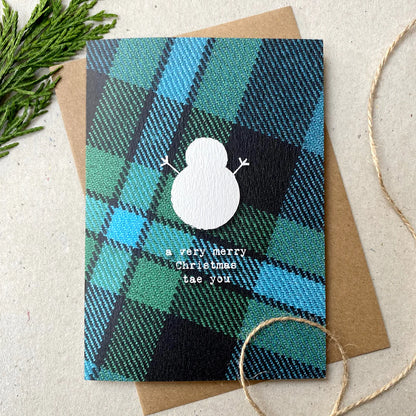 TARTAN CHRISTMAS CARD PACK