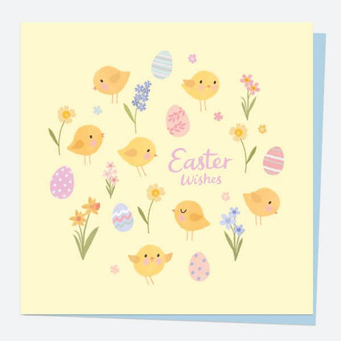 EASTER CARD - Yellow Chicks