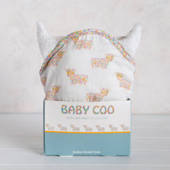 BABY COO BAMBOO HOODED TOWEL